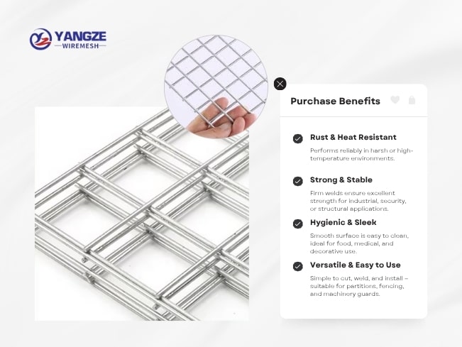 Stainless Steel Welded Mesh Panel