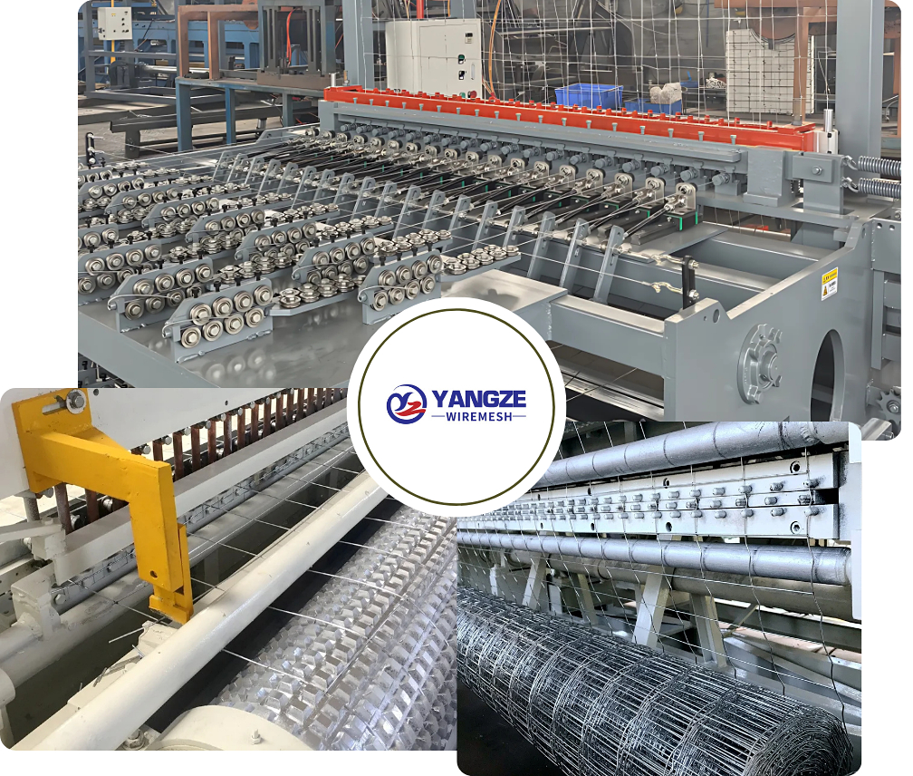 powder coated welded wire mesh panels factory production Yangze