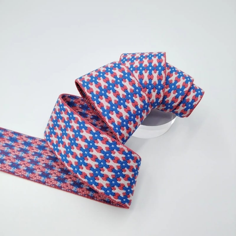 Colorful Latex Jacquard Elastic Bands